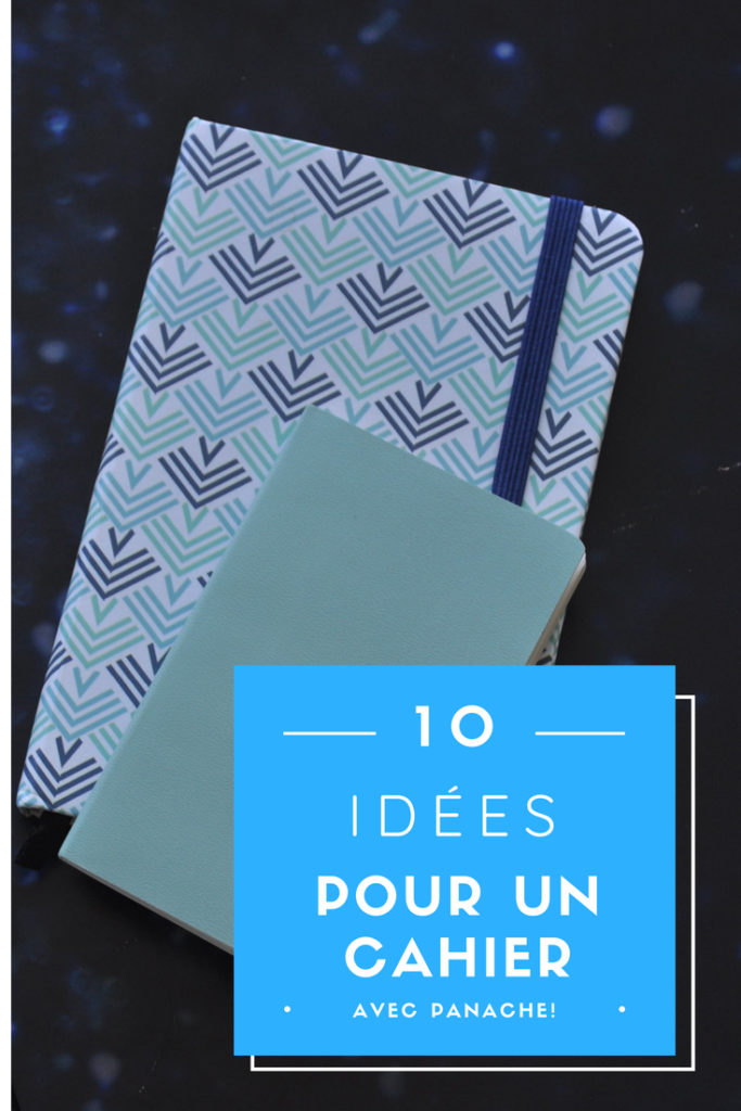Billet "Des cahiers et des idées" paru sur www.avecpanache.ch
