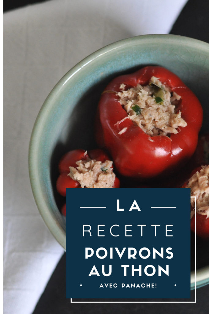 Billet "Petits poivrons farcis au thon" paru sur www.avecpanache.ch